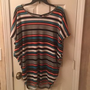 Multicolor strip shirt